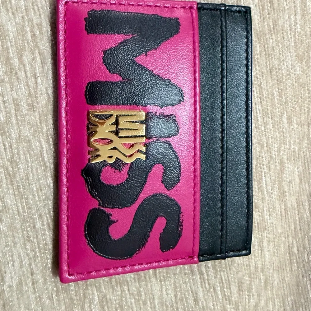 Miss Dior Purple and Fuscia pink Card Holder